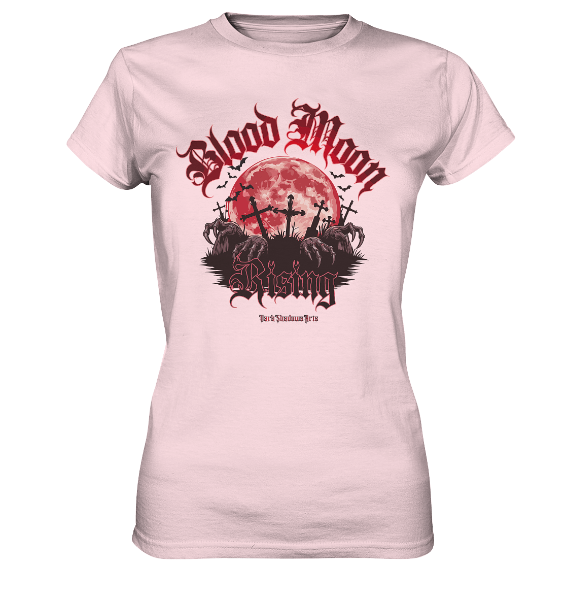 Blood Moon - Ladies Premium Shirt | Lady - Shirts | Dark Shadows Arts