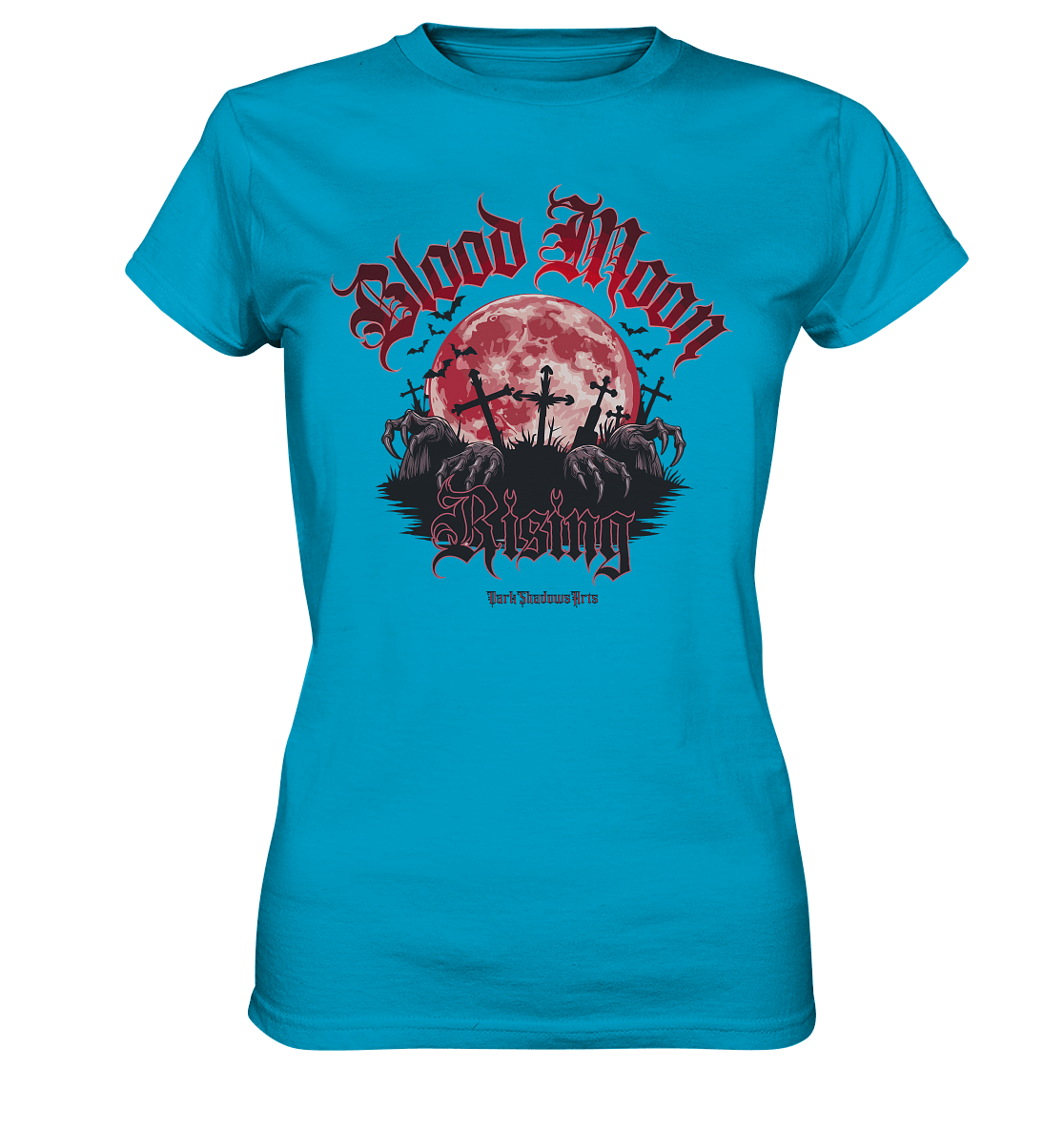 Blood Moon - Ladies Premium Shirt | Lady - Shirts | Dark Shadows Arts