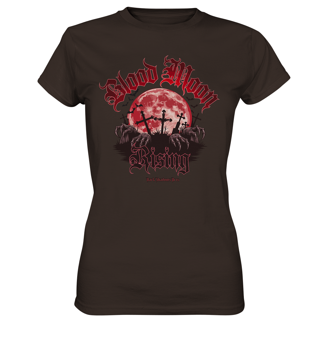 Blood Moon - Ladies Premium Shirt | Lady - Shirts | Dark Shadows Arts