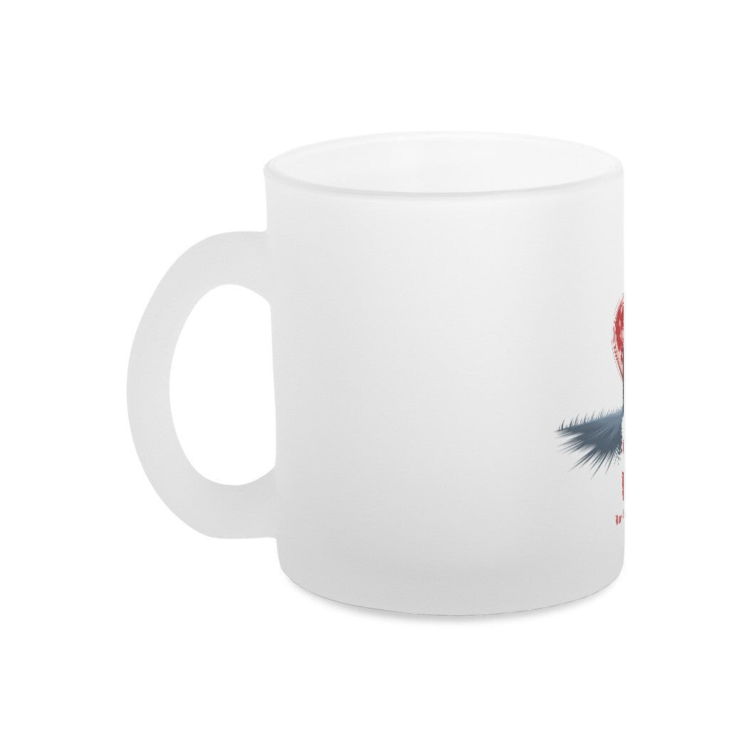 Blood Moon Path_ Schritte ins Dunkel - Glas - Tasse satiniert | Mug | Dark Shadows Arts