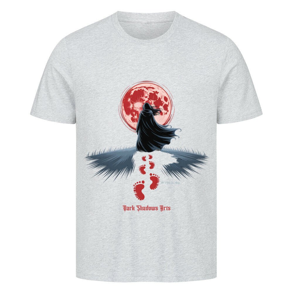 Blood Moon Path_ Schritte ins Dunkel - HigherBlanks Premium T-Shirt | T-Shirt | Dark Shadows Arts