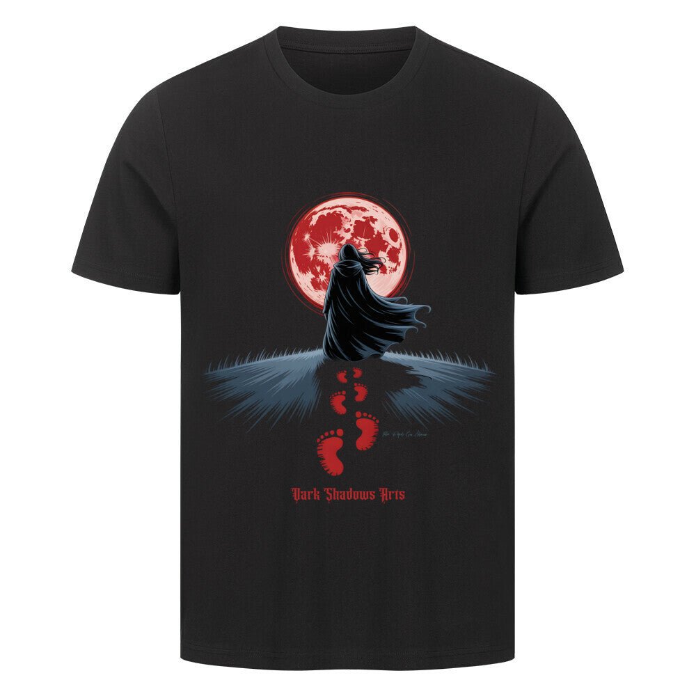 Blood Moon Path_ Schritte ins Dunkel - HigherBlanks Premium T-Shirt | T-Shirt | Dark Shadows Arts