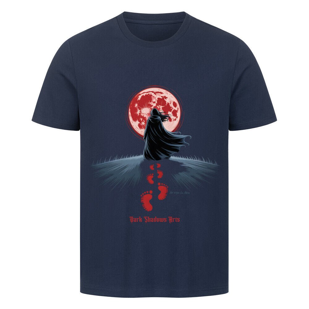 Blood Moon Path_ Schritte ins Dunkel - HigherBlanks Premium T-Shirt | T-Shirt | Dark Shadows Arts