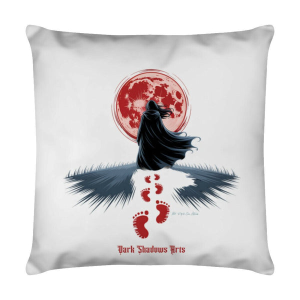 Blood Moon Path – Schritte ins Dunkel - Kissen | Pillow | Dark Shadows Arts