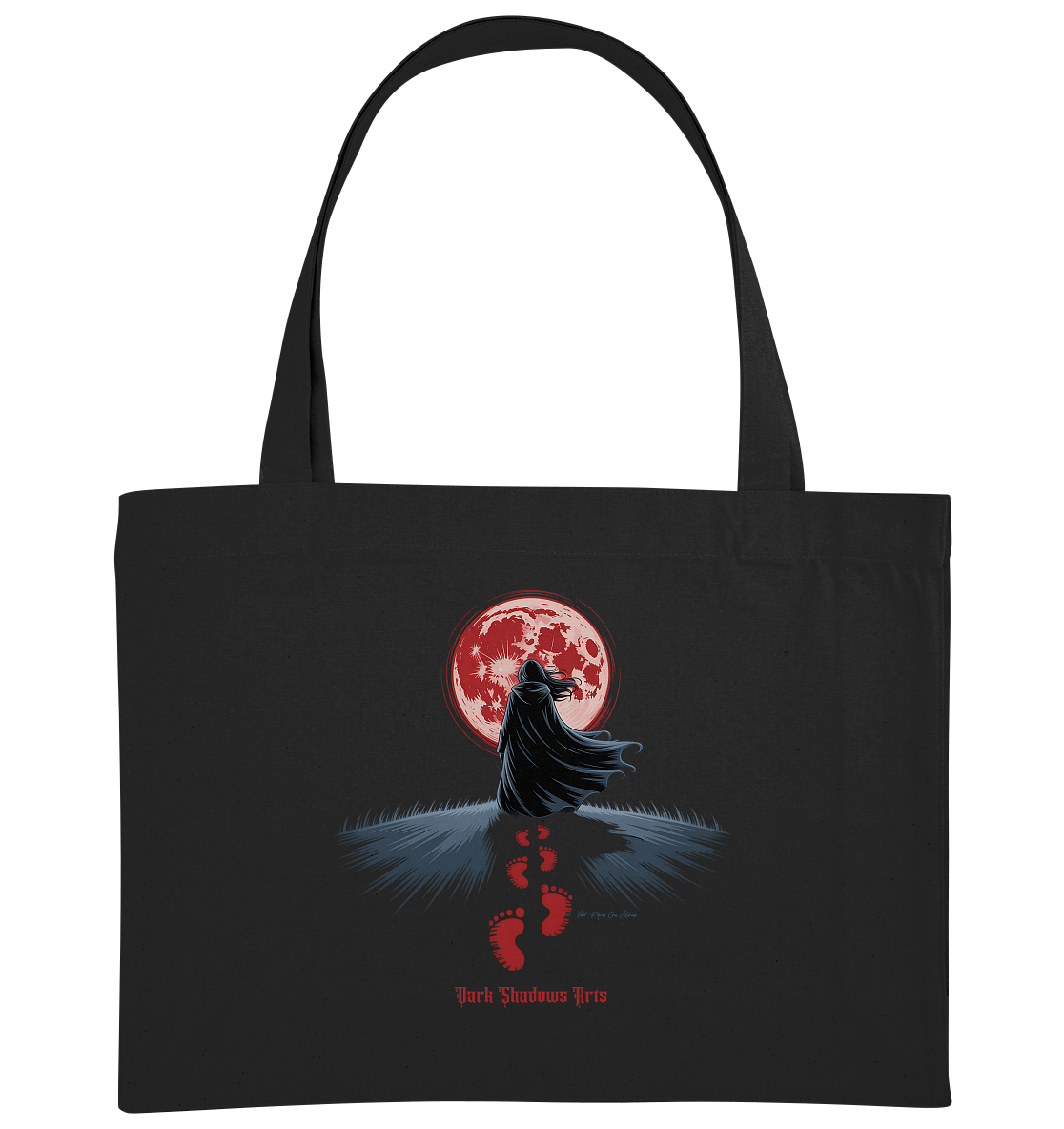 Blood Moon Path – Schritte ins Dunkel - Organic Shopping - Bag - Organic Shopping - Bag | Taschen | Dark Shadows Arts
