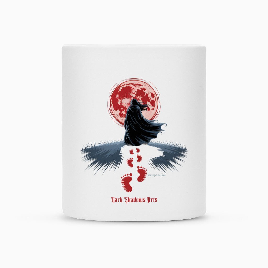Blood Moon Path_ Schritte ins Dunkel - Tasse | Mug | Dark Shadows Arts