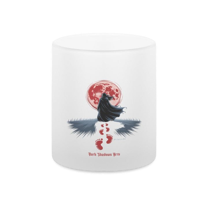 Blood Moon Path_ Schritte ins Dunkel - Teelichthalter satiniert | Mug | Dark Shadows Arts