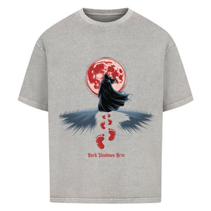Blood Moon Path_ Schritte ins Dunkel - VACANCY Oversized Shirt | T-Shirt | Dark Shadows Arts
