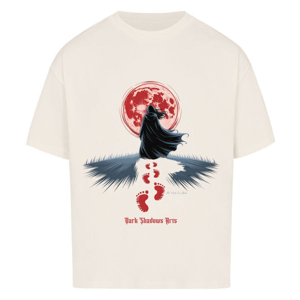 Blood Moon Path_ Schritte ins Dunkel - VACANCY Oversized Shirt | T-Shirt | Dark Shadows Arts