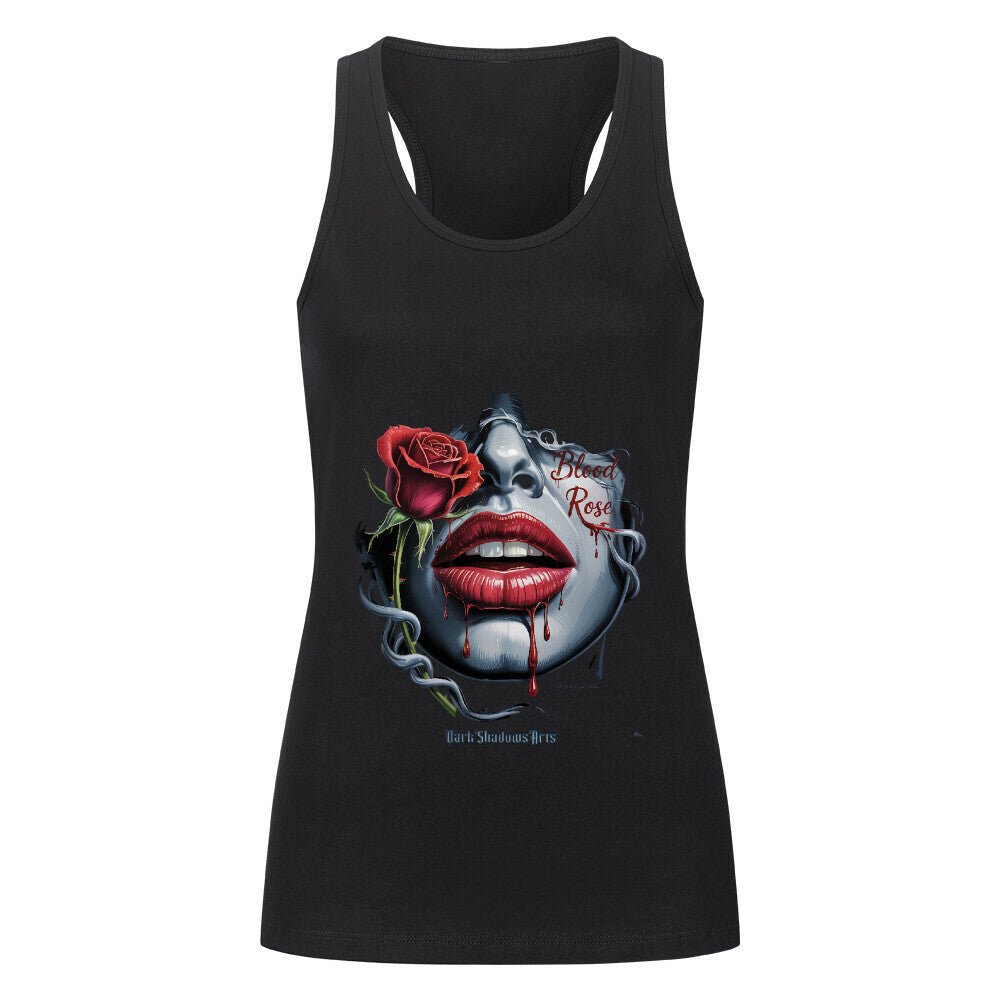 Blood Rose – Lippen voller Sehnsucht - Classic Tanktop Women | T-Shirt | Dark Shadows Arts