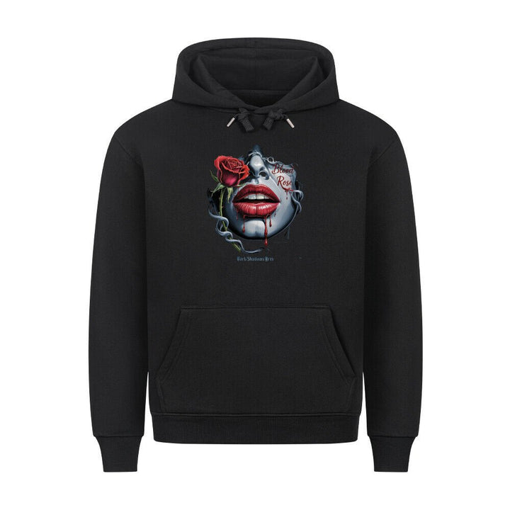 Blood Rose – Lippen voller Sehnsucht - HigherBlanks Premium Hoodie | Hoodie | Dark Shadows Arts
