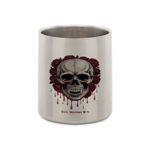 Blood Roses - Edelstahl - Tasse mit Karabiner | Mug | Dark Shadows Arts