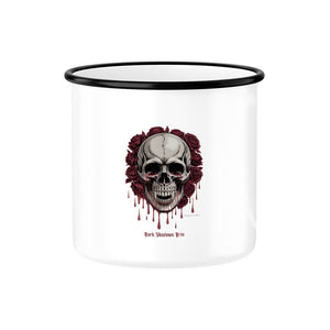 Blood Roses - Emaille Tasse | Mug | Dark Shadows Arts
