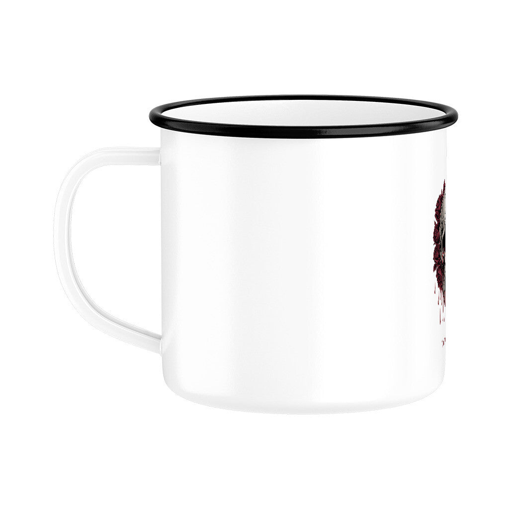 Blood Roses - Emaille Tasse | Mug | Dark Shadows Arts