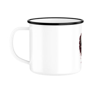Blood Roses - Emaille Tasse | Mug | Dark Shadows Arts