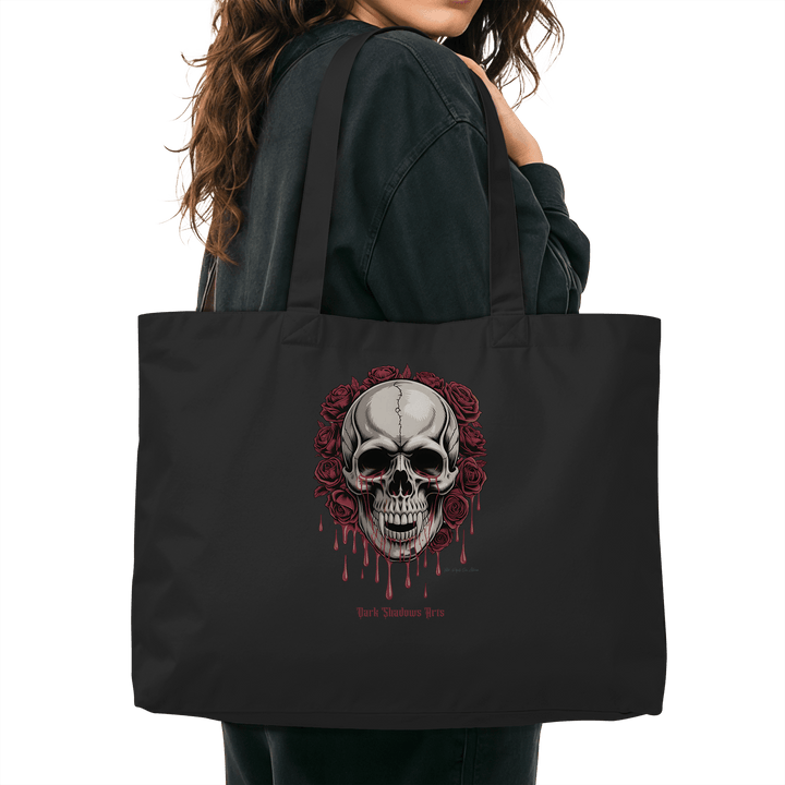 Blood Roses - Organic Shopping - Bag - Organic Shopping - Bag | Taschen | Dark Shadows Arts