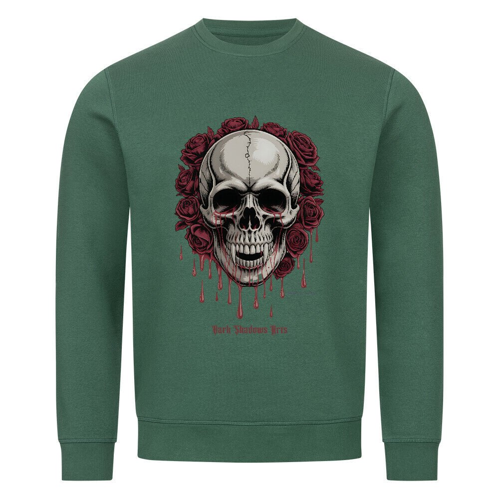 Blood Roses - Premium Organic Sweatshirt | Sweatshirt | Dark Shadows Arts