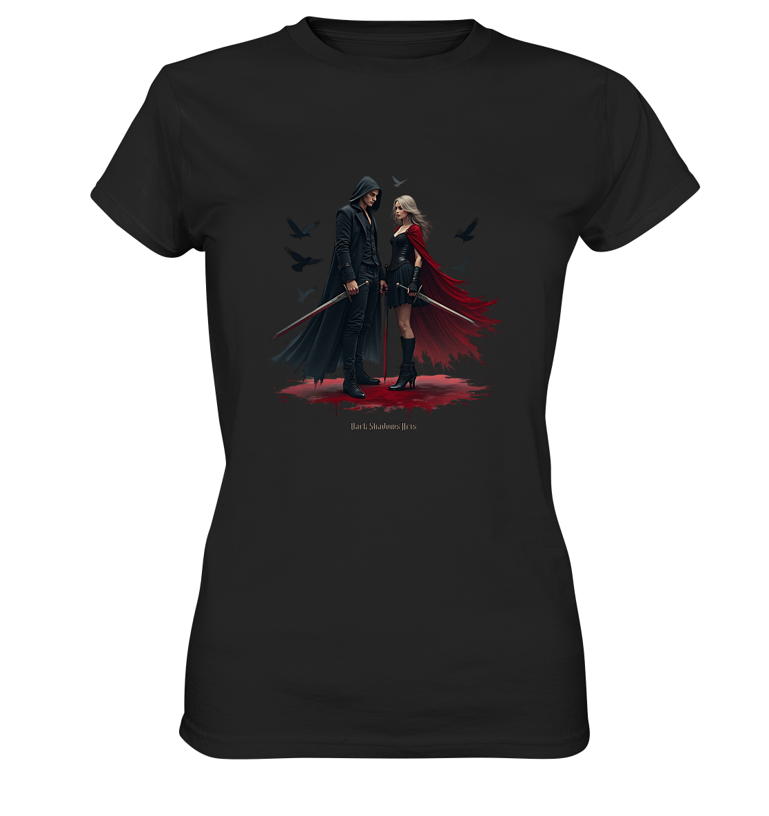 Bloodbound Duel Dark Elegance - Ladies Premium Shirt | Lady - Shirts | Dark Shadows Arts
