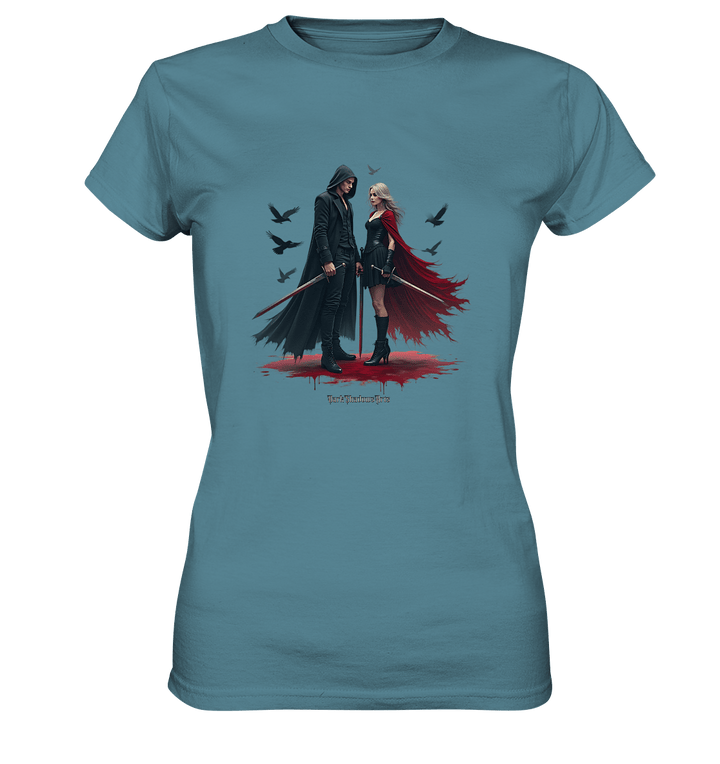 Bloodbound Duel Dark Elegance - Ladies Premium Shirt | Lady - Shirts | Dark Shadows Arts