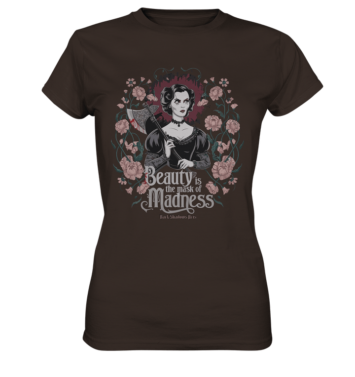 Blutige Schönheit - Dark Lady mit Axt - Ladies Premium Shirt | Lady - Shirts | Dark Shadows Arts