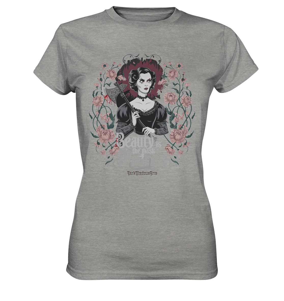 Blutige Schönheit - Dark Lady mit Axt - Ladies Premium Shirt | Lady - Shirts | Dark Shadows Arts