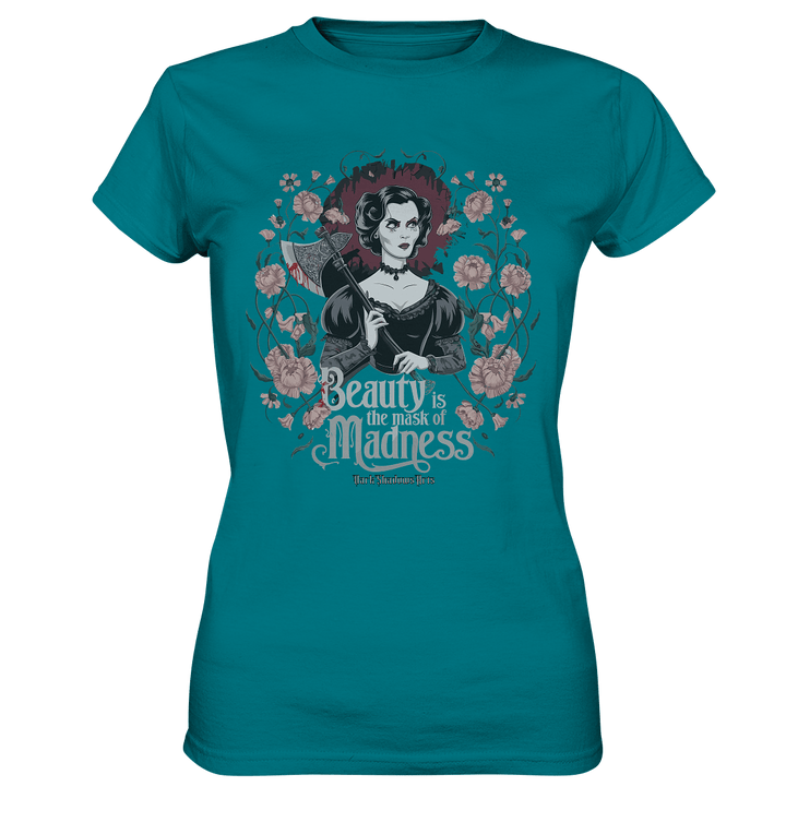 Blutige Schönheit - Dark Lady mit Axt - Ladies Premium Shirt | Lady - Shirts | Dark Shadows Arts