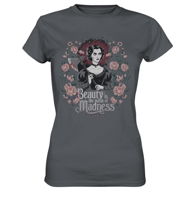 Blutige Schönheit - Dark Lady mit Axt - Ladies Premium Shirt | Lady - Shirts | Dark Shadows Arts