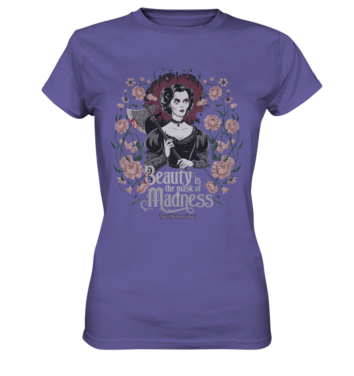 Blutige Schönheit - Dark Lady mit Axt - Ladies Premium Shirt | Lady - Shirts | Dark Shadows Arts