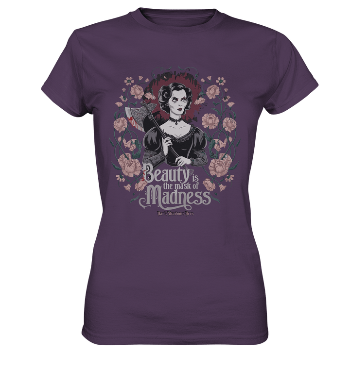Blutige Schönheit - Dark Lady mit Axt - Ladies Premium Shirt | Lady - Shirts | Dark Shadows Arts
