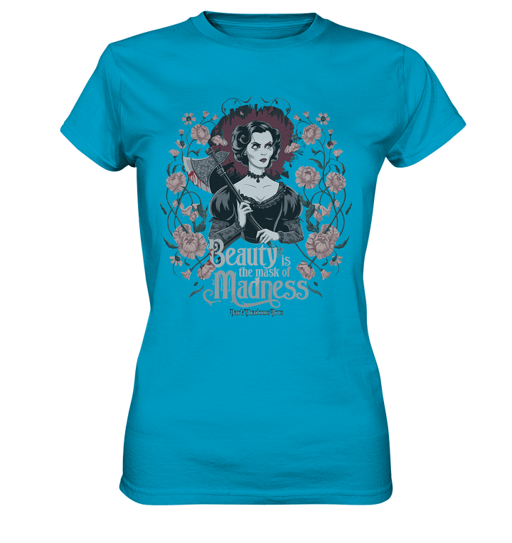 Blutige Schönheit - Dark Lady mit Axt - Ladies Premium Shirt | Lady - Shirts | Dark Shadows Arts