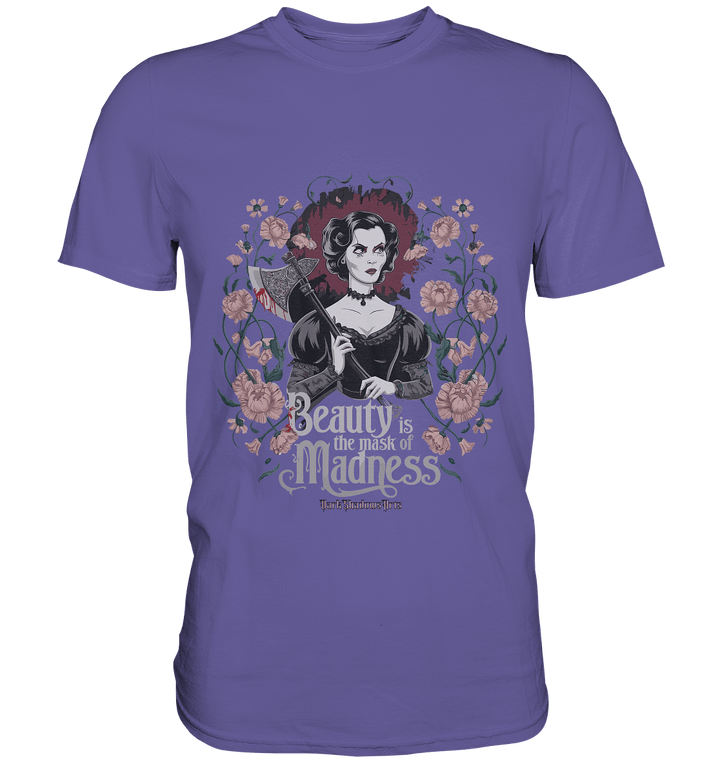 Blutige Schönheit - Dark Lady mit Axt - Premium Shirt | Unisex - Shirts | Dark Shadows Arts