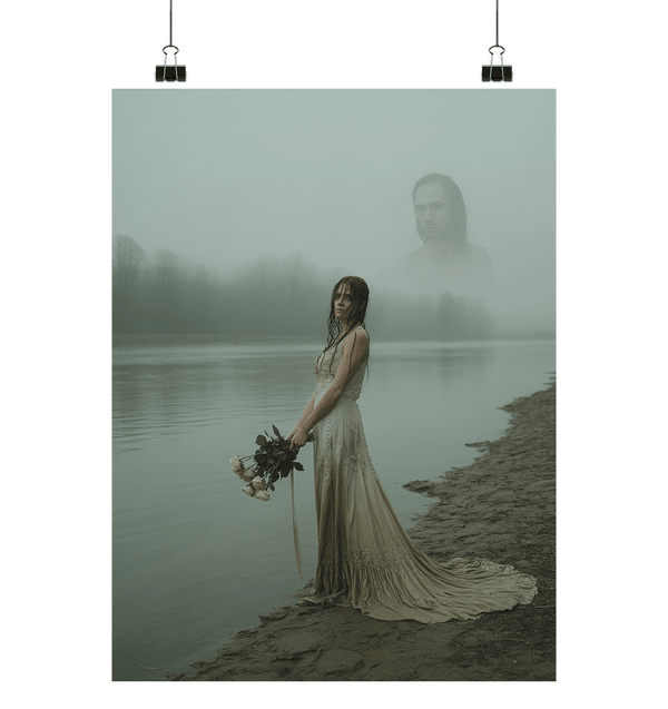 Bride of the Fog - Die verlorene Braut im Nebel der Erinnerungen - Poster Din A1 (hoch) | Wall Art | Dark Shadows Arts