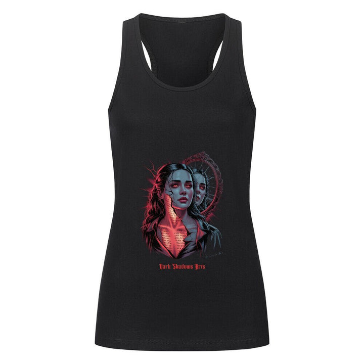 Broken Reflections – Zerrissene Seele im Spiegel - Classic Tanktop Women | T-Shirt | Dark Shadows Arts