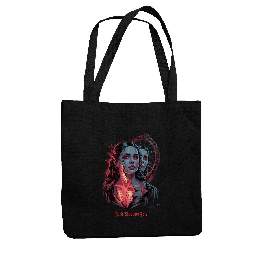 Broken Reflections – Zerrissene Seele im Spiegel - Jutebeutel | Bag | Dark Shadows Arts