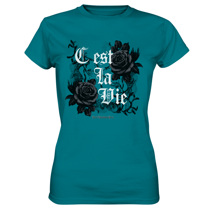 C'est La Vie Dark Gothic Elegance - Ladies Premium Shirt | Lady - Shirts | Dark Shadows Arts