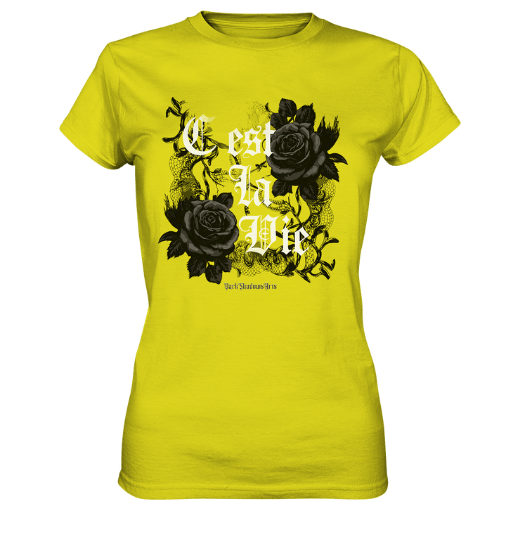 C'est La Vie Dark Gothic Elegance - Ladies Premium Shirt | Lady - Shirts | Dark Shadows Arts