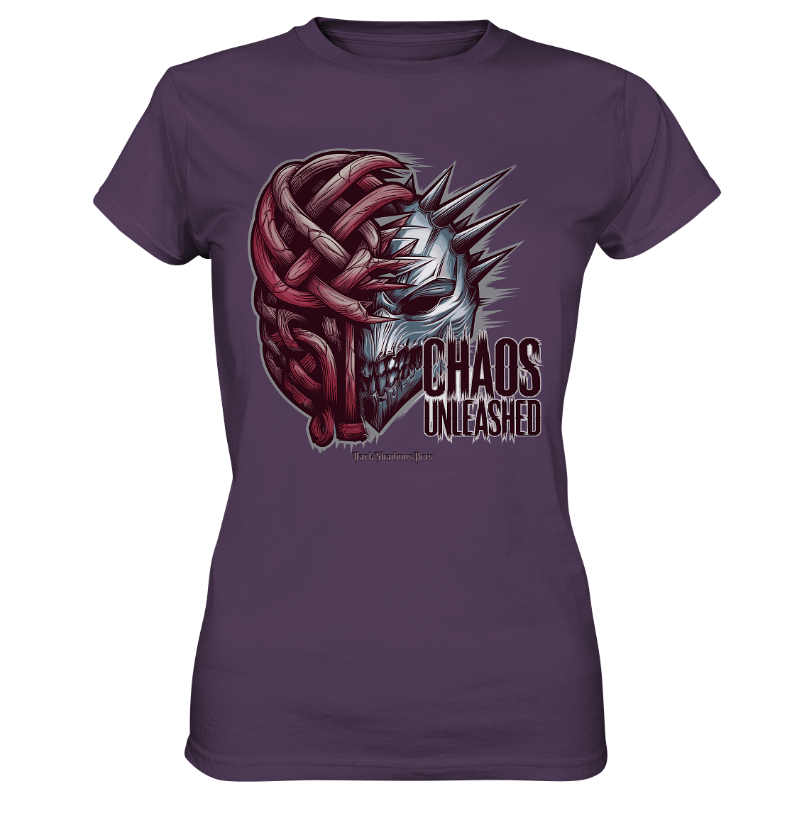 CHAOS UNLEASHED - Düstere Kraft & Grafische Intensität - Ladies Premium Shirt | Lady - Shirts | Dark Shadows Arts