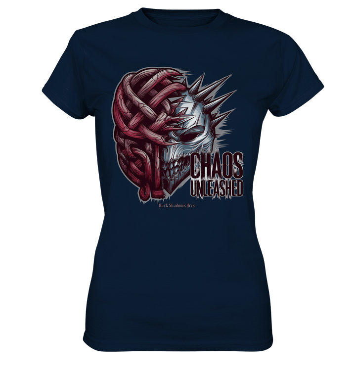 CHAOS UNLEASHED - Düstere Kraft & Grafische Intensität - Ladies Premium Shirt | Lady - Shirts | Dark Shadows Arts