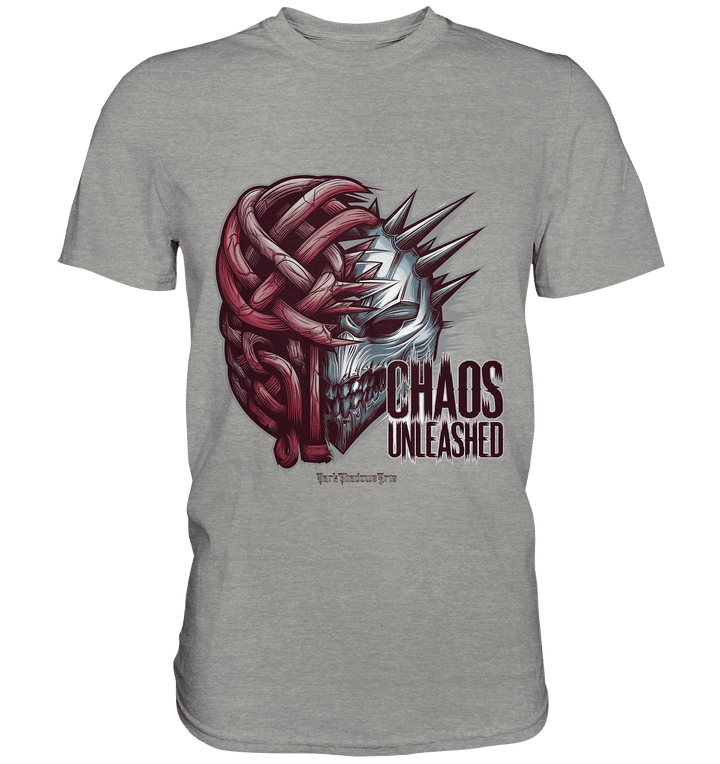 CHAOS UNLEASHED - Düstere Kraft & Grafische Intensität - Premium Shirt | Unisex - Shirts | Dark Shadows Arts