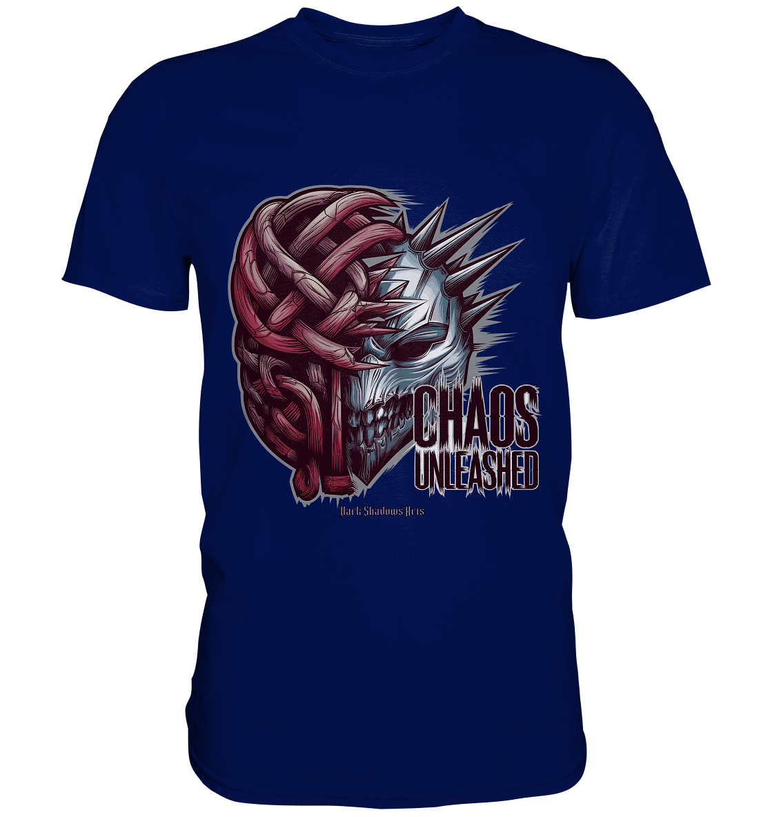 CHAOS UNLEASHED - Düstere Kraft & Grafische Intensität - Premium Shirt | Unisex - Shirts | Dark Shadows Arts