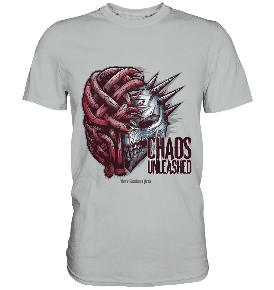 CHAOS UNLEASHED - Düstere Kraft & Grafische Intensität - Premium Shirt | Unisex - Shirts | Dark Shadows Arts