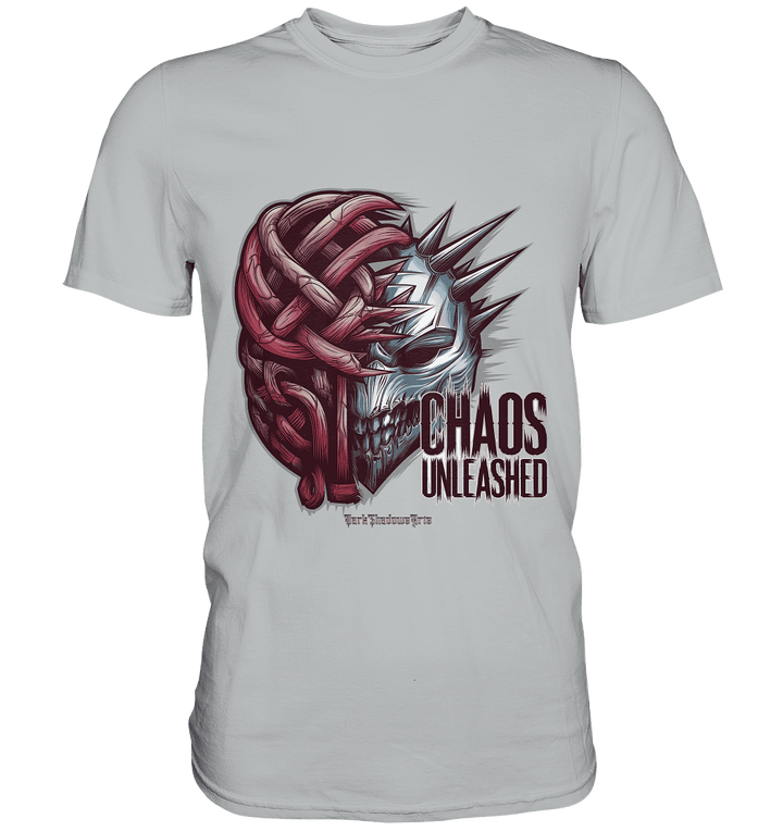 CHAOS UNLEASHED - Düstere Kraft & Grafische Intensität - Premium Shirt | Unisex - Shirts | Dark Shadows Arts