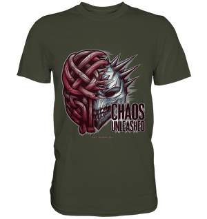 CHAOS UNLEASHED - Düstere Kraft & Grafische Intensität - Premium Shirt | Unisex - Shirts | Dark Shadows Arts