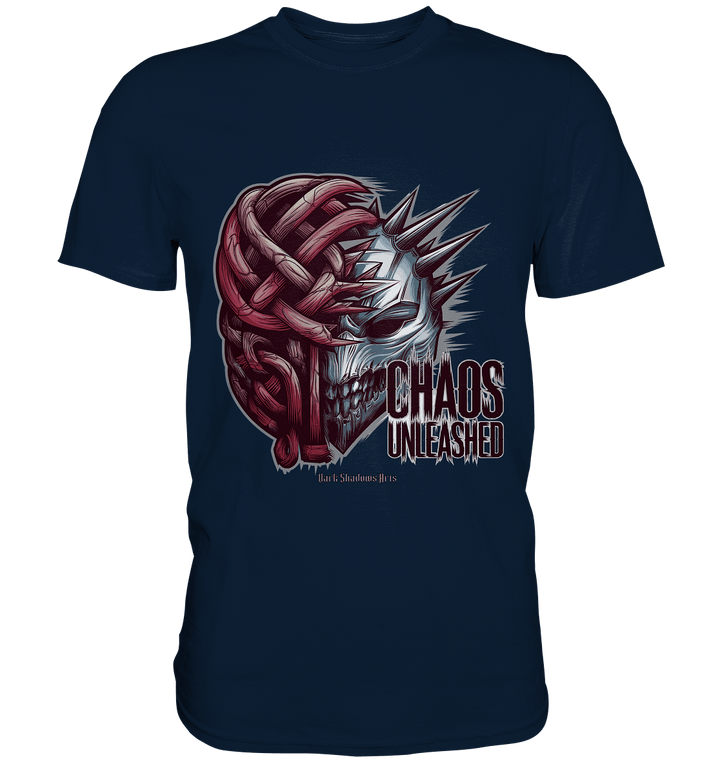 CHAOS UNLEASHED - Düstere Kraft & Grafische Intensität - Premium Shirt | Unisex - Shirts | Dark Shadows Arts