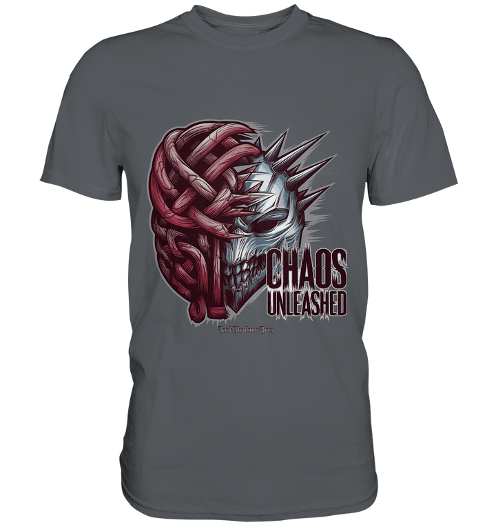CHAOS UNLEASHED - Düstere Kraft & Grafische Intensität - Premium Shirt | Unisex - Shirts | Dark Shadows Arts
