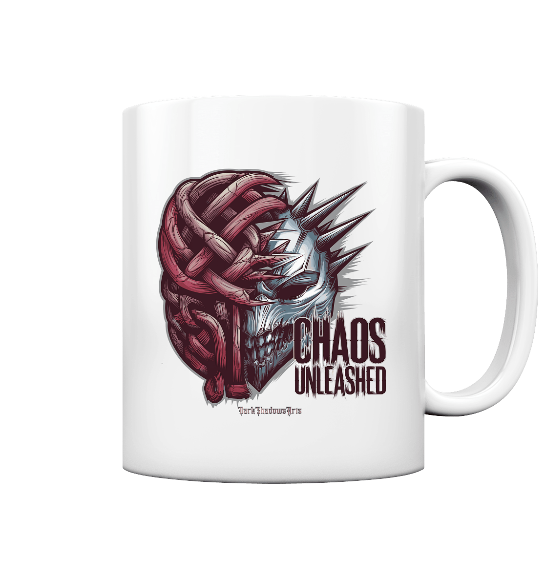 CHAOS UNLEASHED - Düstere Kraft & Grafische Intensität - Tasse glossy | Trinkgefäße | Dark Shadows Arts