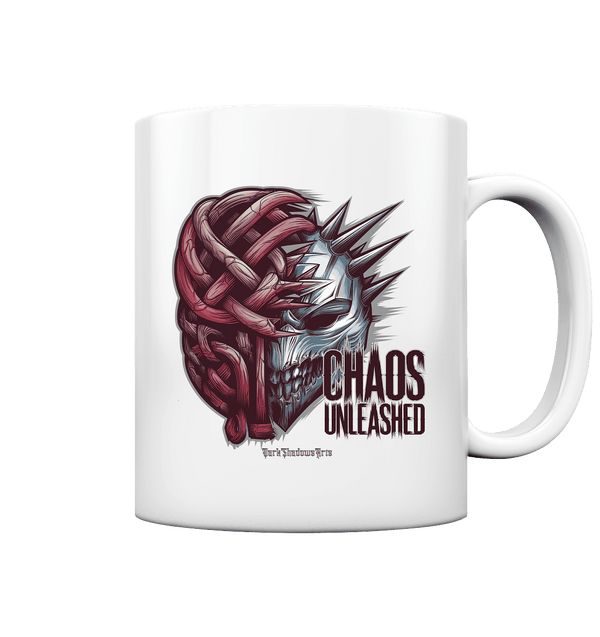 CHAOS UNLEASHED - Düstere Kraft & Grafische Intensität - Tasse glossy | Trinkgefäße | Dark Shadows Arts