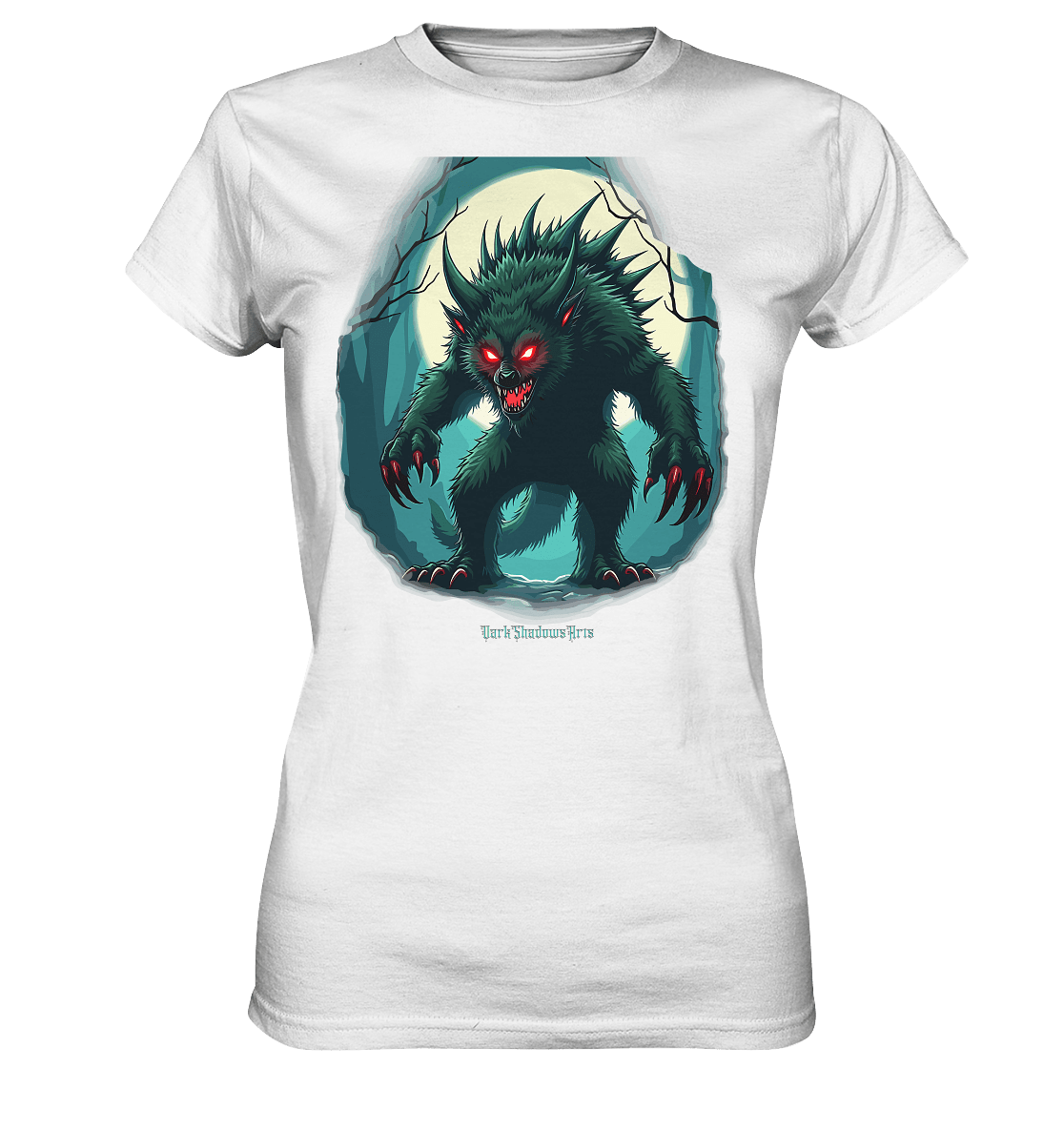 Chupacabra Night - Ladies Premium Shirt | Lady - Shirts | Dark Shadows Arts