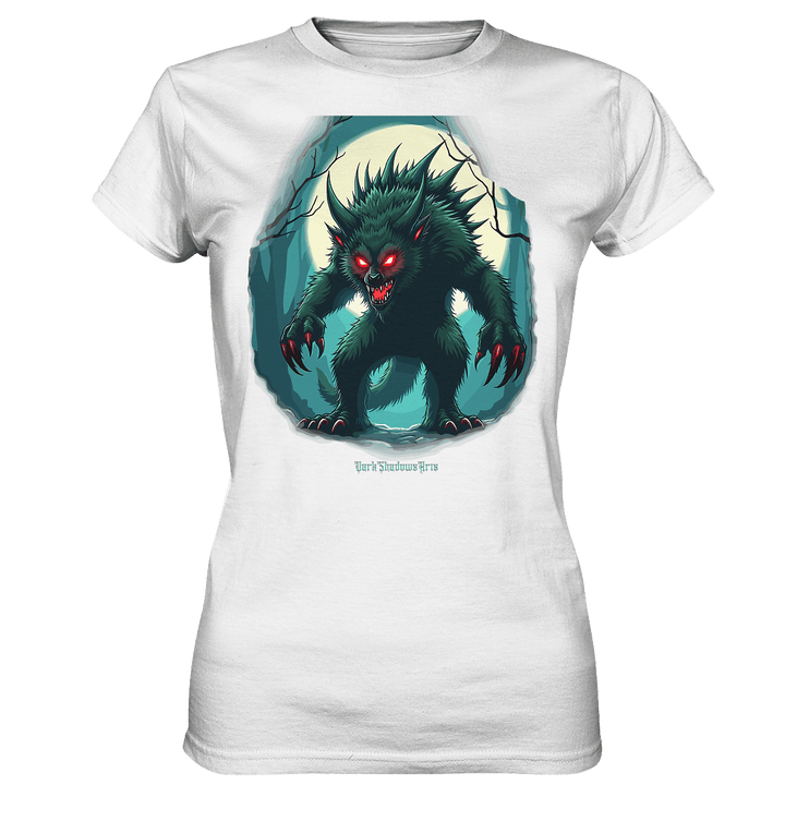 Chupacabra Night - Ladies Premium Shirt | Lady - Shirts | Dark Shadows Arts