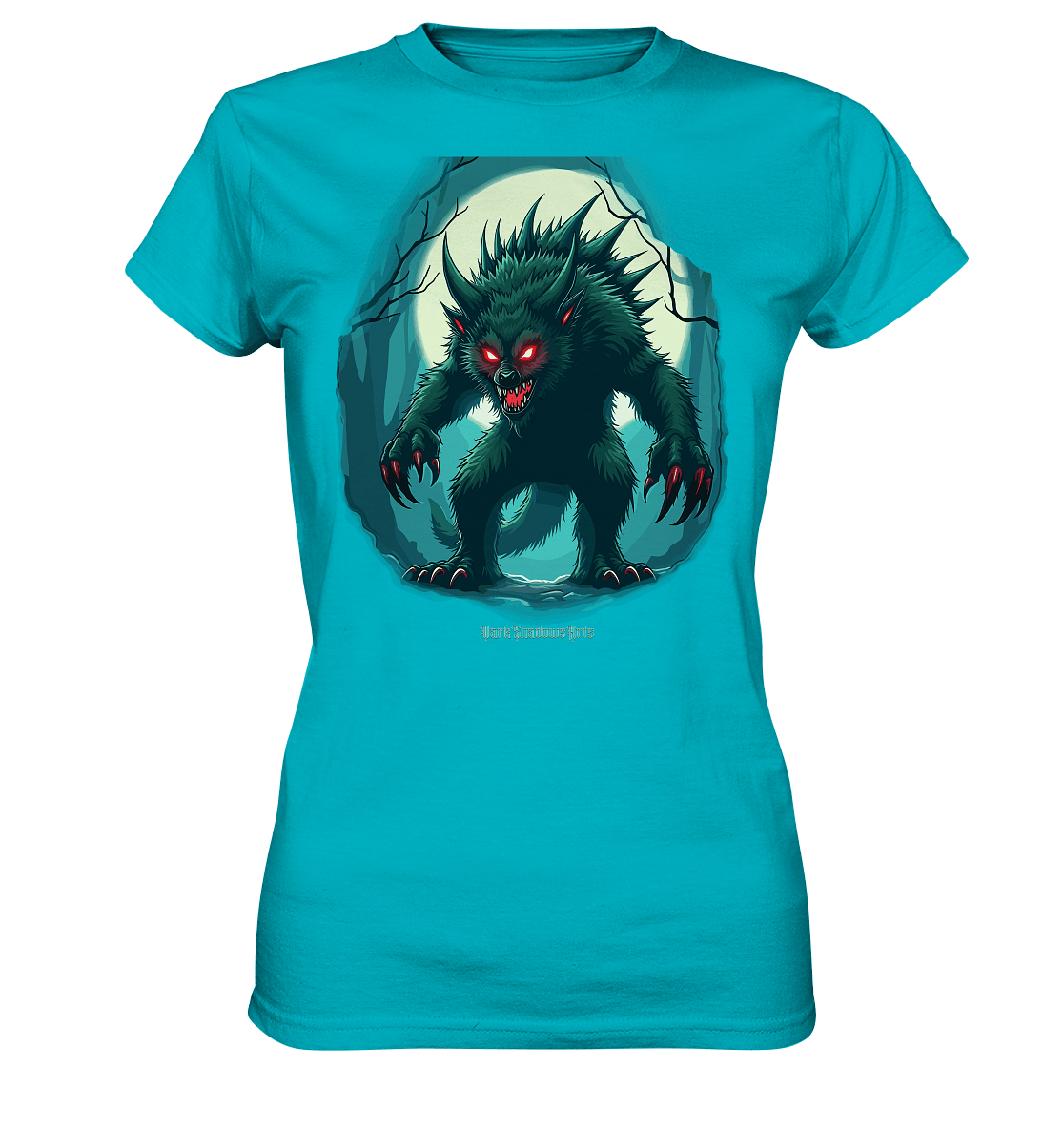 Chupacabra Night - Ladies Premium Shirt | Lady - Shirts | Dark Shadows Arts